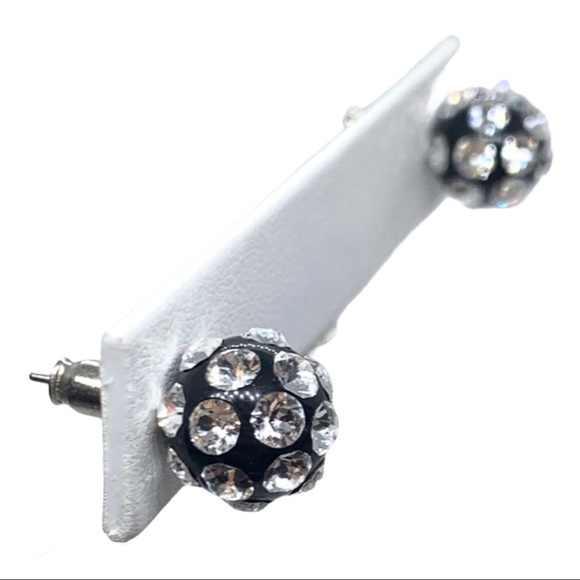 Acrylic Crystal Stud Earrings Embellished With Genuine “Crystal Stone Elements” - Picture 7 of 9